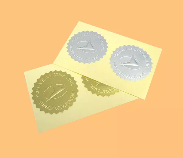 Custom Gold Foil Stickers